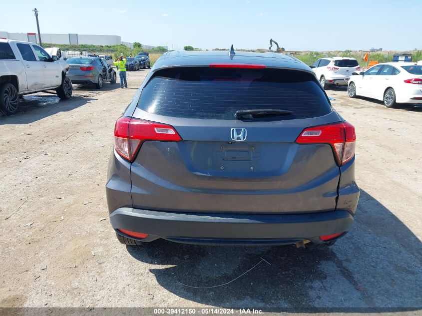 2016 Honda Hr-V Lx VIN: 3CZRU5H32GM754025 Lot: 39412150