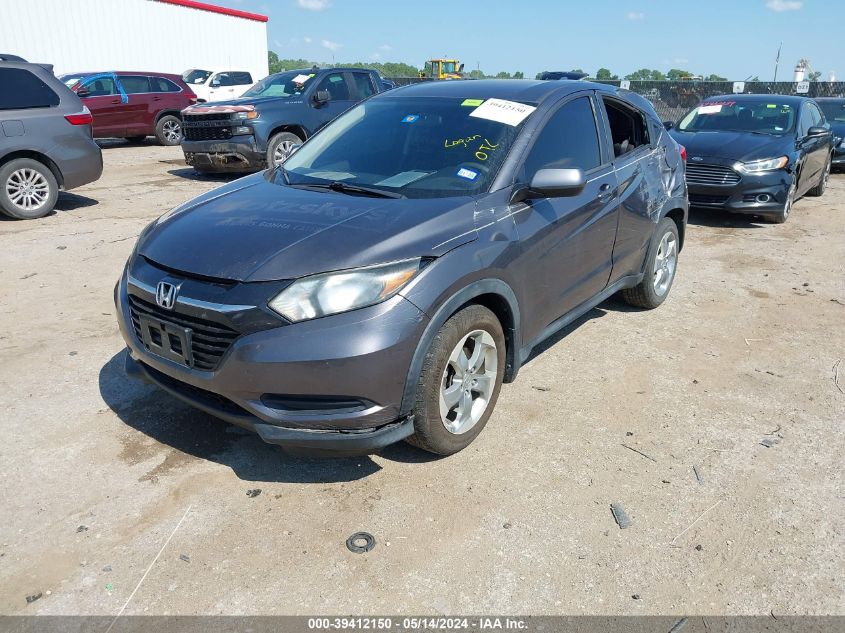 2016 Honda Hr-V Lx VIN: 3CZRU5H32GM754025 Lot: 39412150