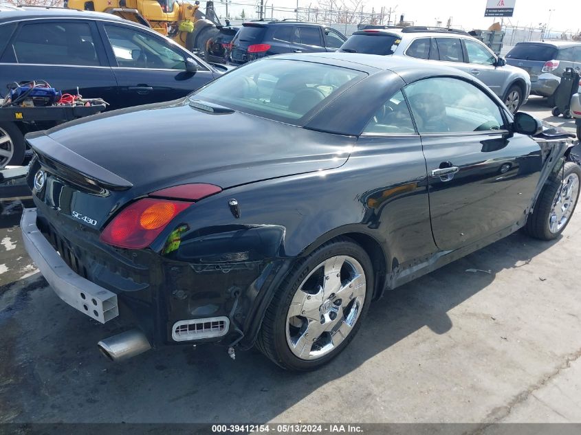 2003 Lexus Sc 430 VIN: JTHFN48Y030047223 Lot: 39412154