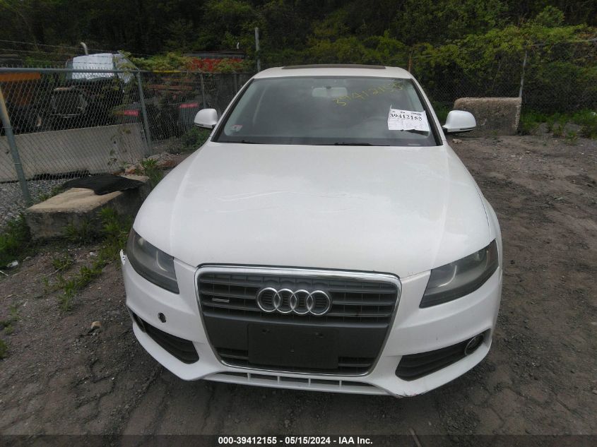 2009 Audi A4 2.0T Premium VIN: WAULF78K19N038358 Lot: 39412155