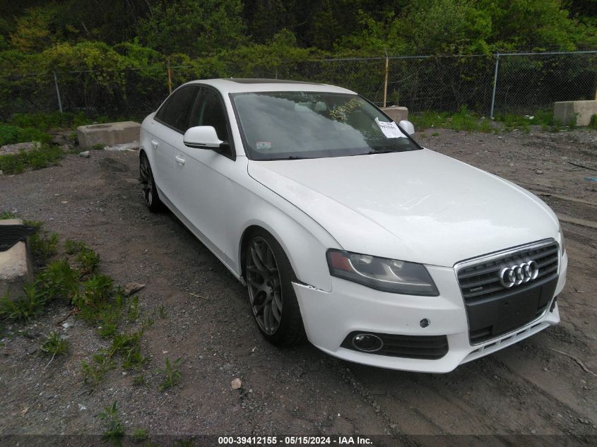 2009 Audi A4 2.0T Premium VIN: WAULF78K19N038358 Lot: 39412155