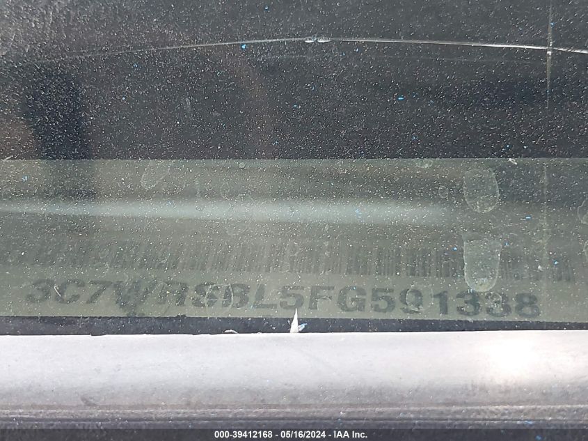 2015 Ram 3500 VIN: 3C7WRSBL6G591338 Lot: 39412168