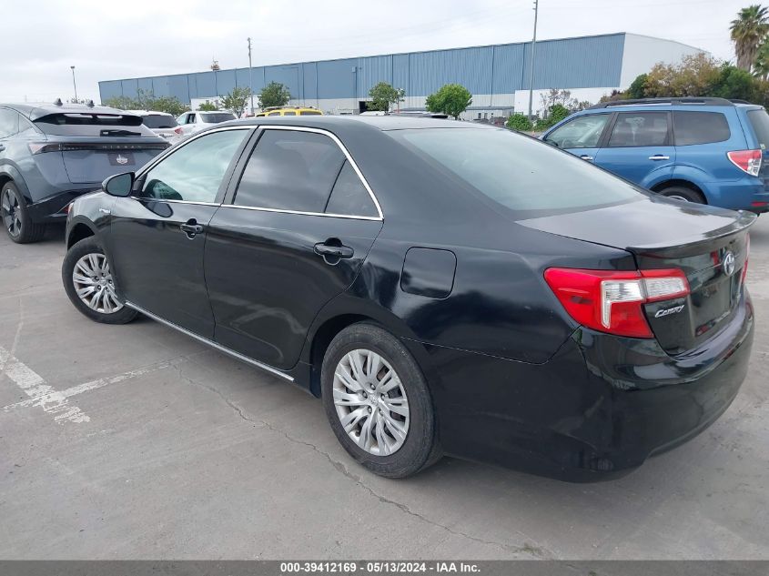 2012 Toyota Camry Hybrid Le VIN: 4T1BD1FK7CU028155 Lot: 39412169