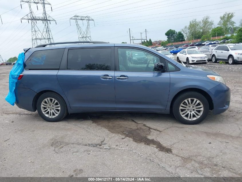 2016 Toyota Sienna Xle 8 Passenger VIN: 5TDYK3DC4GS717172 Lot: 39412171