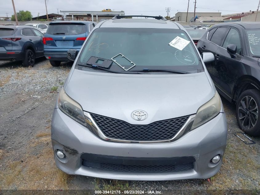 2017 Toyota Sienna Se 8 Passenger VIN: 5TDXZ3DC1HS862906 Lot: 39412175