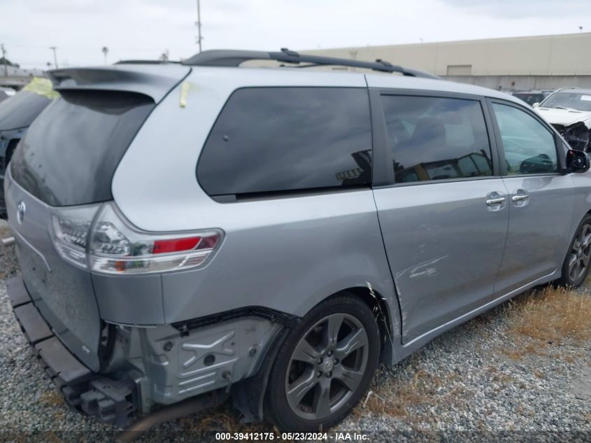 2017 Toyota Sienna Se 8 Passenger VIN: 5TDXZ3DC1HS862906 Lot: 39412175