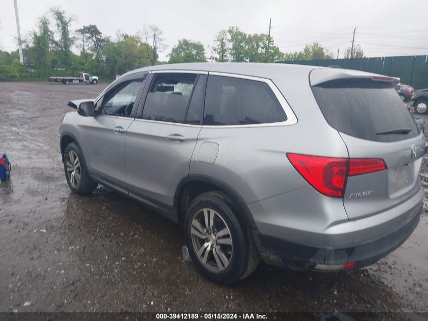 2017 Honda Pilot Ex-L VIN: 5FNYF6H73HB033805 Lot: 39412189