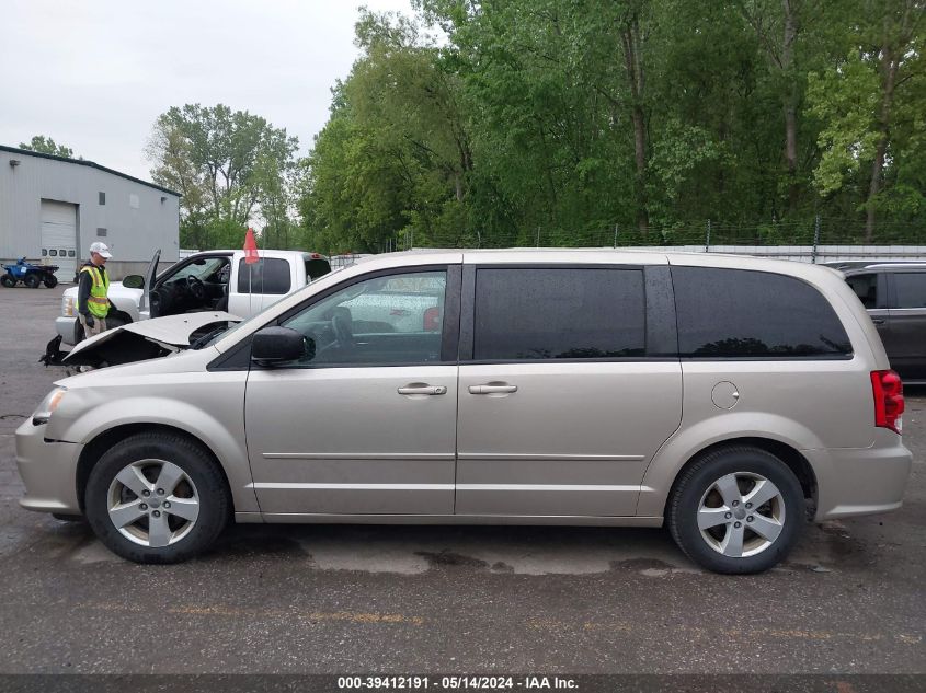 2013 Dodge Grand Caravan Se VIN: 2C4RDGBG9DR600459 Lot: 39412191
