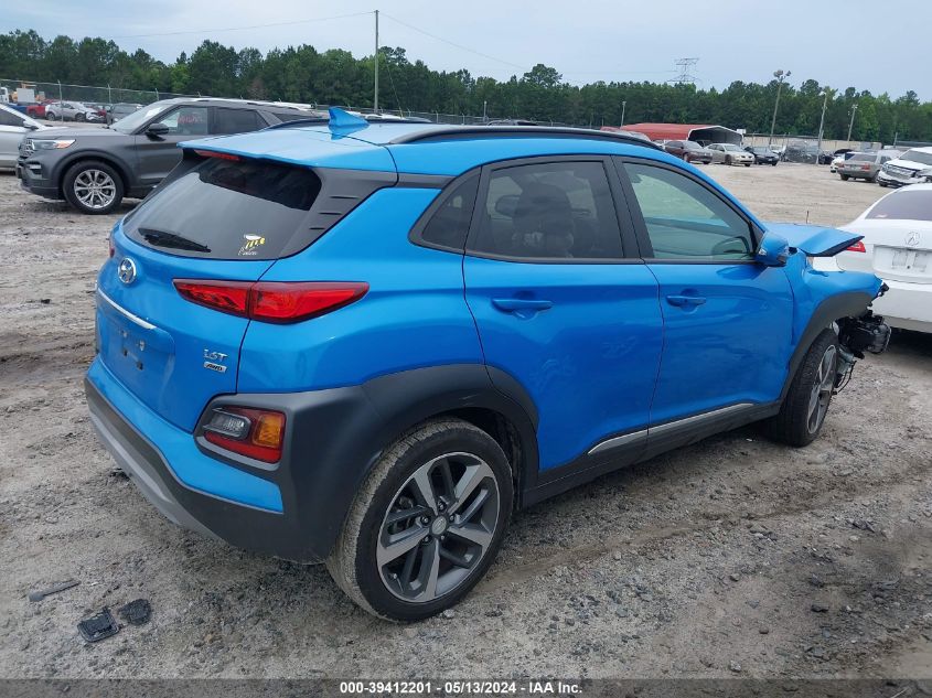 2020 Hyundai Kona Ultimate VIN: KM8K5CA53LU570525 Lot: 39412201