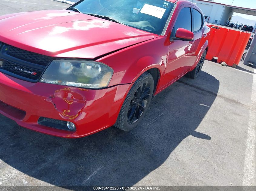 2013 Dodge Avenger Sxt VIN: 1C3CDZCBXDN627157 Lot: 39412223