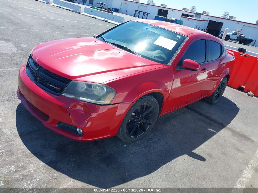 2013 Dodge Avenger Sxt VIN: 1C3CDZCBXDN627157 Lot: 39412223