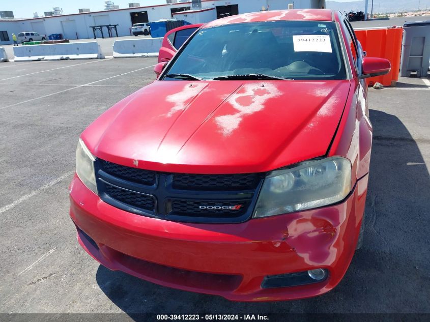 2013 Dodge Avenger Sxt VIN: 1C3CDZCBXDN627157 Lot: 39412223