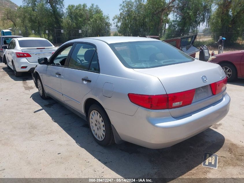 2005 Honda Accord Dx VIN: 1HGCM561X5A009550 Lot: 39412247