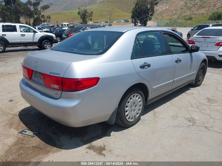 2005 Honda Accord Dx VIN: 1HGCM561X5A009550 Lot: 39412247