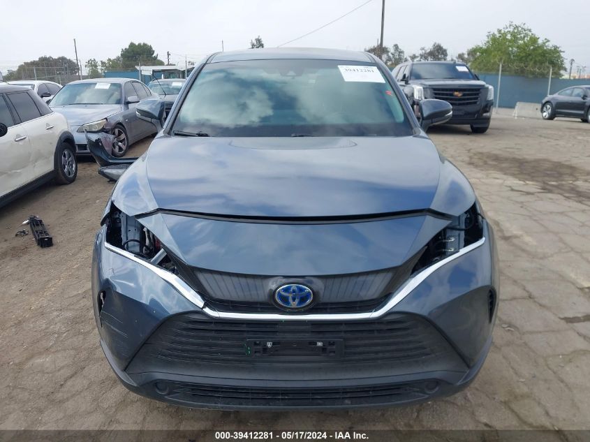 2022 Toyota Venza Le VIN: JTEAAAAH1NJ115313 Lot: 39412281