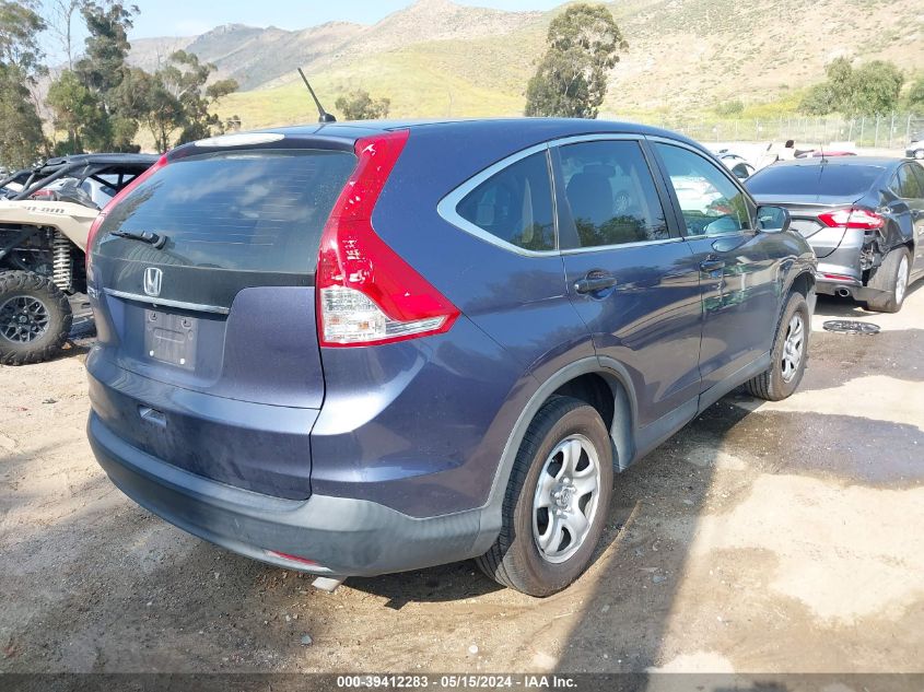 2013 Honda Cr-V Lx VIN: 3CZRM3H39DG711798 Lot: 39412283