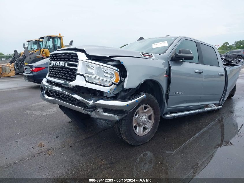 2022 Ram 2500 Big Horn 4X4 8' Box VIN: 3C6UR5JL1NG247129 Lot: 39412289