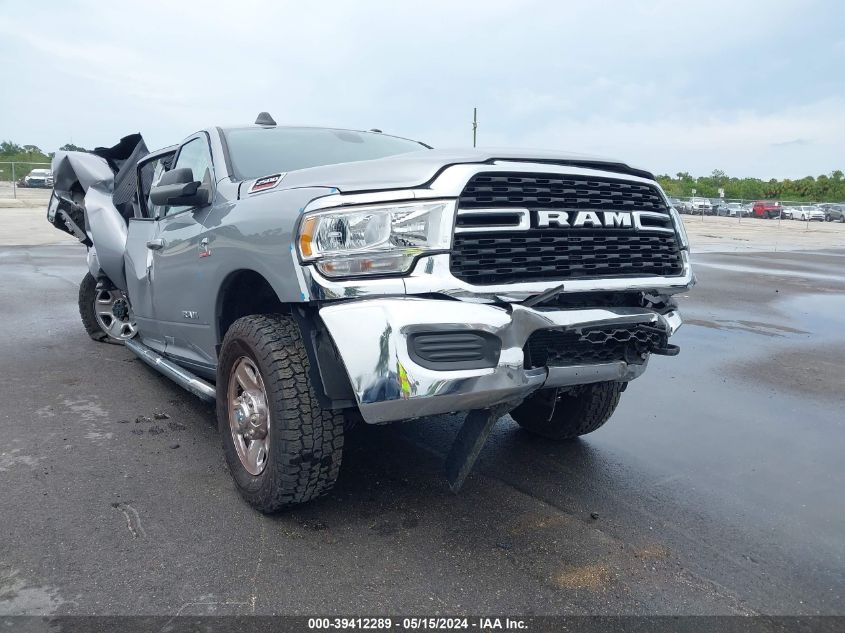 2022 Ram 2500 Big Horn 4X4 8' Box VIN: 3C6UR5JL1NG247129 Lot: 39412289