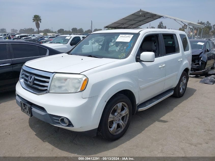 2015 Honda Pilot Ex-L VIN: 5FNYF3H56FB021786 Lot: 39412291