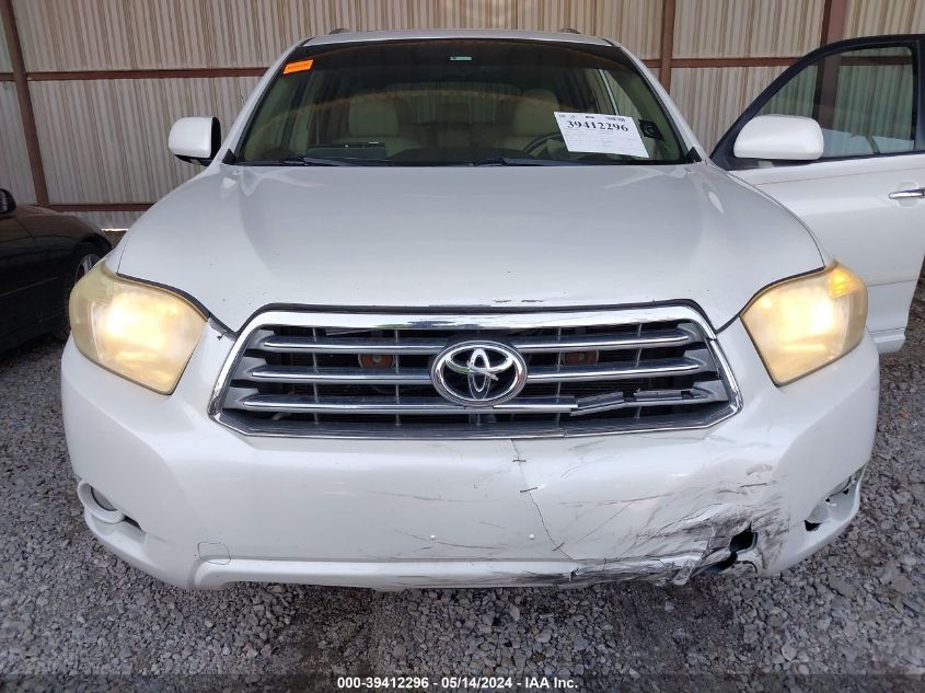 2008 Toyota Highlander Limited VIN: JTEDS42A682059008 Lot: 39412296