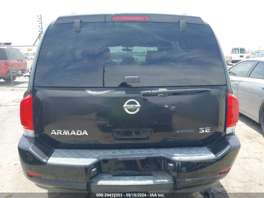 2009 Nissan Armada Se VIN: 5N1BA08D69N606069 Lot: 39412303