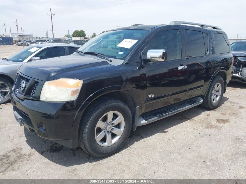 2009 Nissan Armada Se VIN: 5N1BA08D69N606069 Lot: 39412303