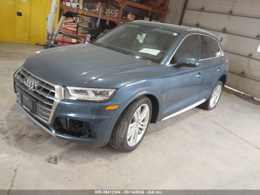 2018 Audi Q5 2.0T Premium/2.0T Tech Premium VIN: WA1CNAFY3J2076376 Lot: 39412304