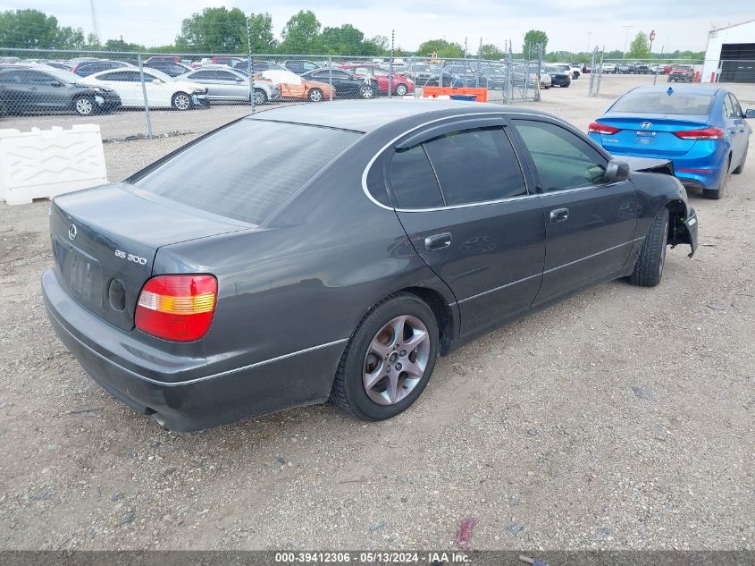 2002 Lexus Gs 300 VIN: JT8BD69S420166768 Lot: 39412306