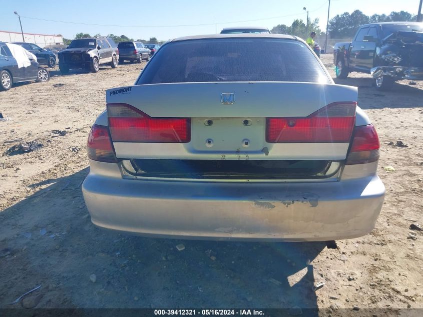 2002 Honda Accord 2.3 Ex/2.3 Se VIN: 1HGCG66852A021160 Lot: 39412321