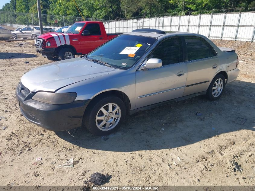 2002 Honda Accord 2.3 Ex/2.3 Se VIN: 1HGCG66852A021160 Lot: 39412321