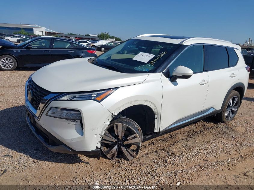 2023 Nissan Rogue Sl Intelligent Awd VIN: 5N1BT3CB1PC682096 Lot: 39412326