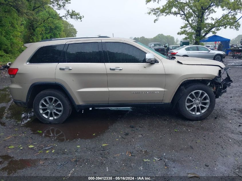 2015 Jeep Grand Cherokee Limited VIN: 1C4RJFBGXFC955333 Lot: 39412335