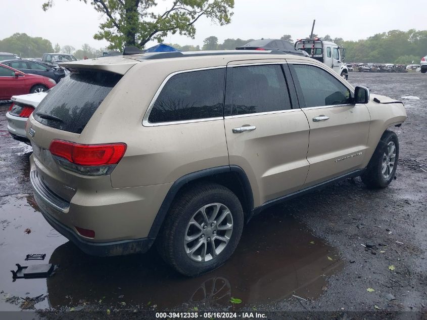 2015 Jeep Grand Cherokee Limited VIN: 1C4RJFBGXFC955333 Lot: 39412335