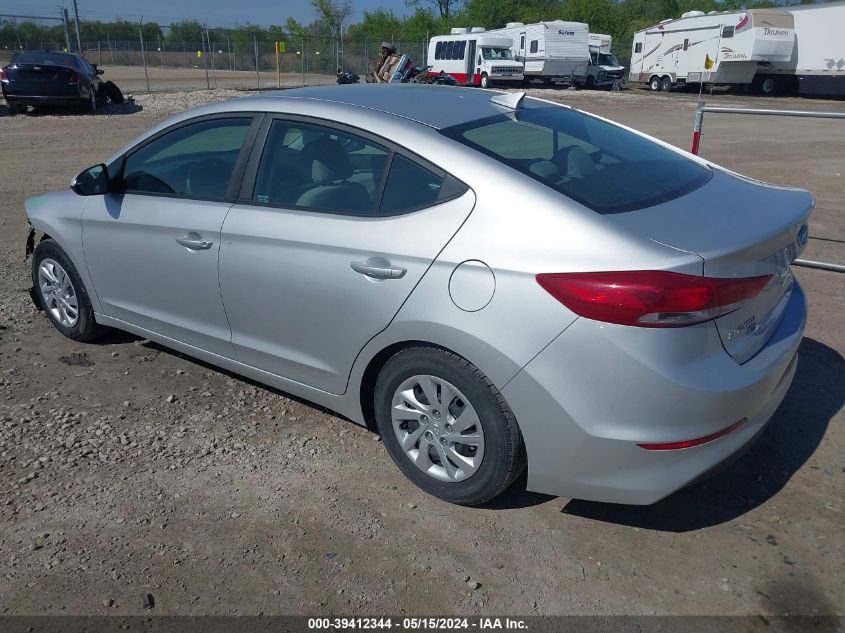 2017 Hyundai Elantra Se VIN: 5NPD74LF2HH113239 Lot: 39412344