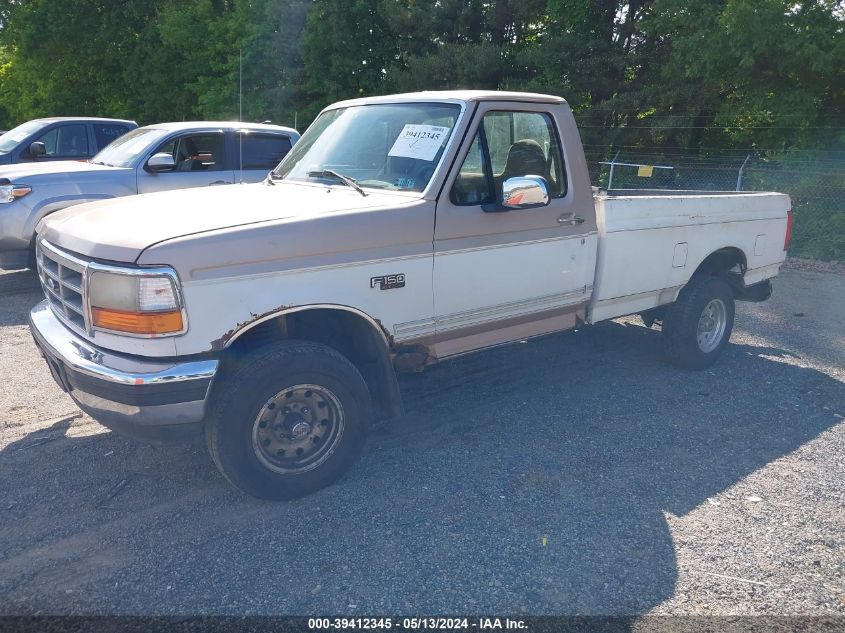 1996 Ford F150 VIN: 1FTEF14N3TNA30052 Lot: 39412345