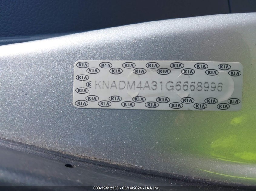 2016 KIA RIO LX - KNADM4A31G6668996