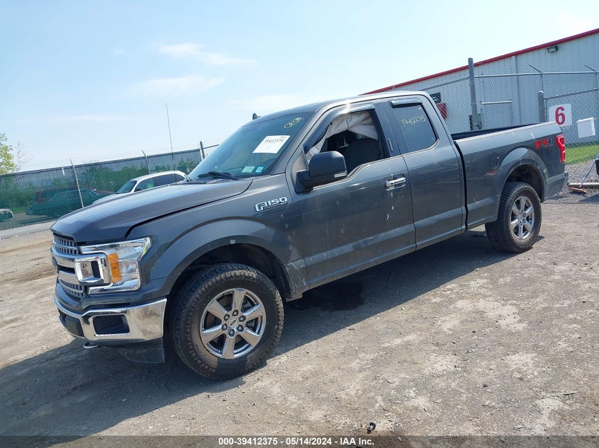 VIN 1FTEX1EP0JKE66157 2018 FORD F-150 XLT