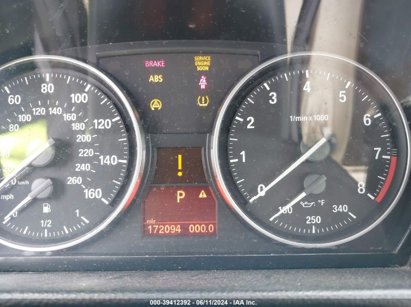 2009 BMW 328I VIN: WBAWR33569P460709 Lot: 39412392