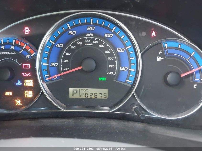 2009 Subaru Forester 2.5X Limited VIN: JF2SH64609H788409 Lot: 39412403