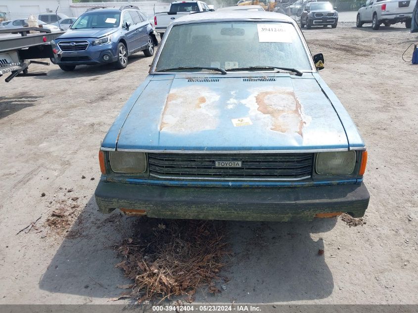 1982 Toyota Tercel Deluxe VIN: JT2AL21E1C4424553 Lot: 39412404