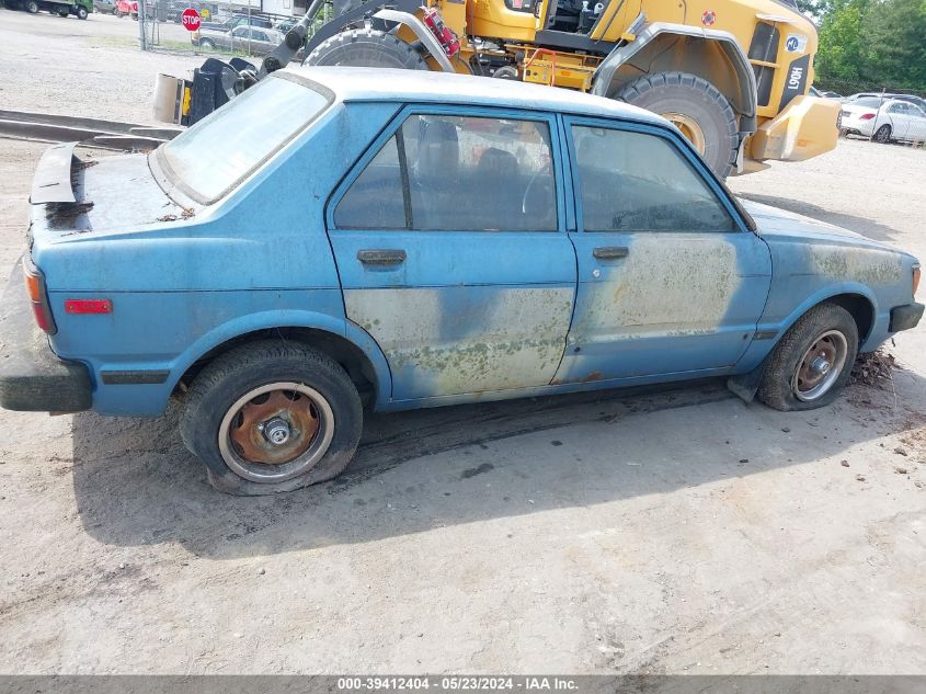 1982 Toyota Tercel Deluxe VIN: JT2AL21E1C4424553 Lot: 39412404