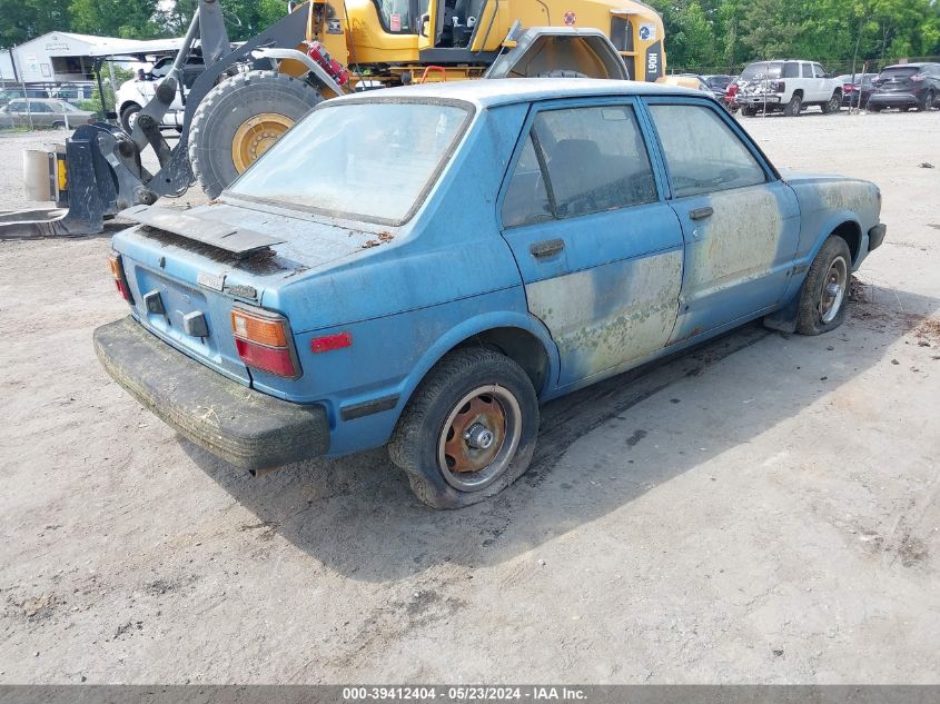 1982 Toyota Tercel Deluxe VIN: JT2AL21E1C4424553 Lot: 39412404