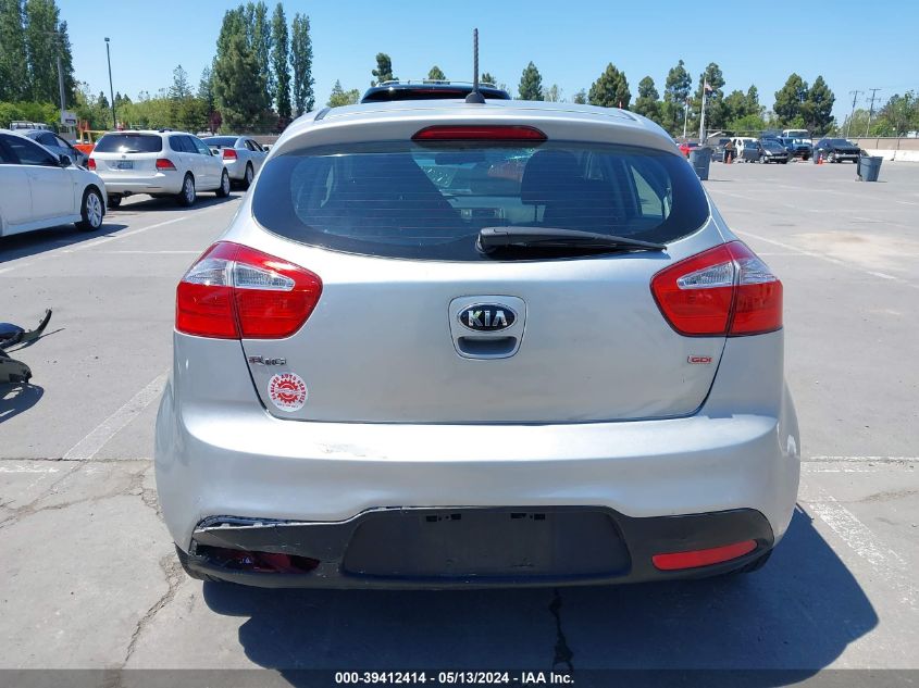 2014 Kia Rio Lx VIN: KNADM5A33E6350252 Lot: 39412414