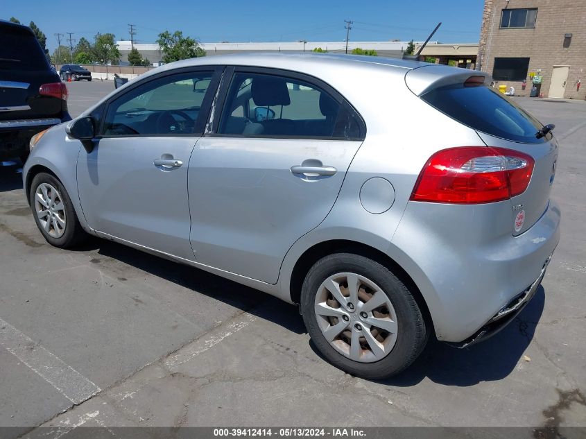 2014 Kia Rio Lx VIN: KNADM5A33E6350252 Lot: 39412414