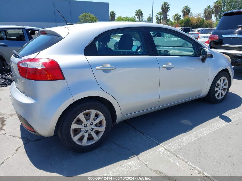 2014 Kia Rio Lx VIN: KNADM5A33E6350252 Lot: 39412414