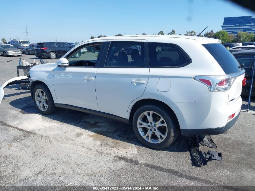 2014 Mitsubishi Outlander Se VIN: JA4AD3A36EZ015019 Lot: 39412423