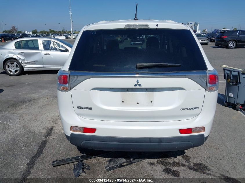 2014 Mitsubishi Outlander Se VIN: JA4AD3A36EZ015019 Lot: 39412423