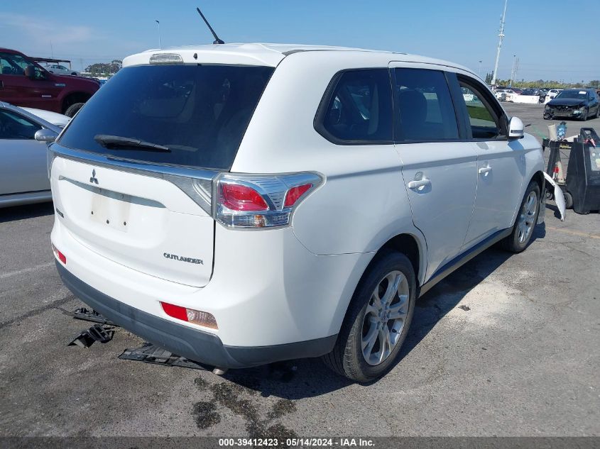 2014 Mitsubishi Outlander Se VIN: JA4AD3A36EZ015019 Lot: 39412423