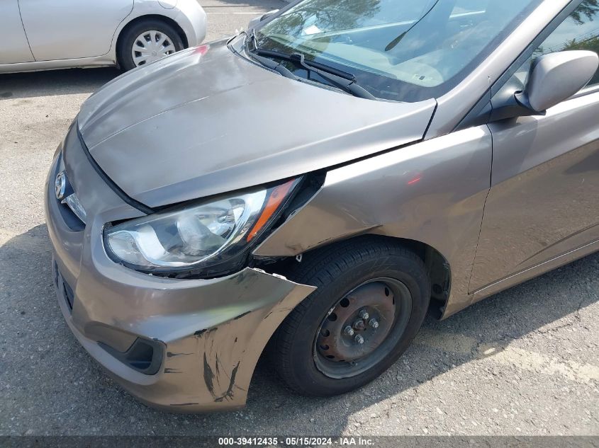 2013 Hyundai Accent Gls VIN: KMHCT4AE7DU385377 Lot: 39412435