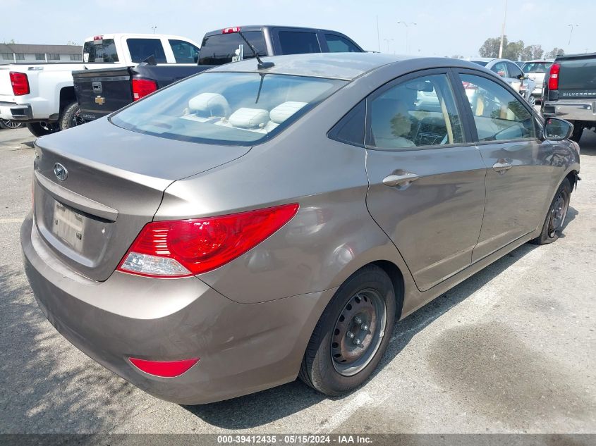 2013 Hyundai Accent Gls VIN: KMHCT4AE7DU385377 Lot: 39412435